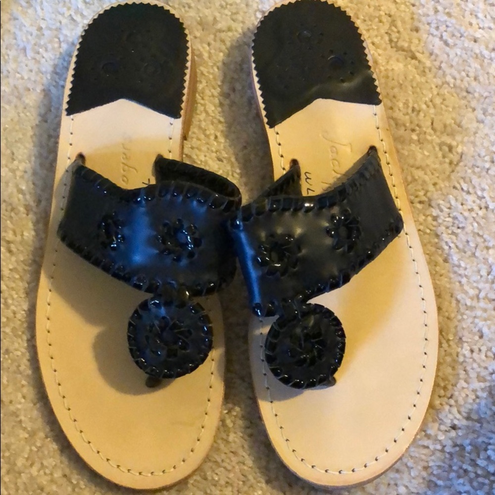black patent jack rogers